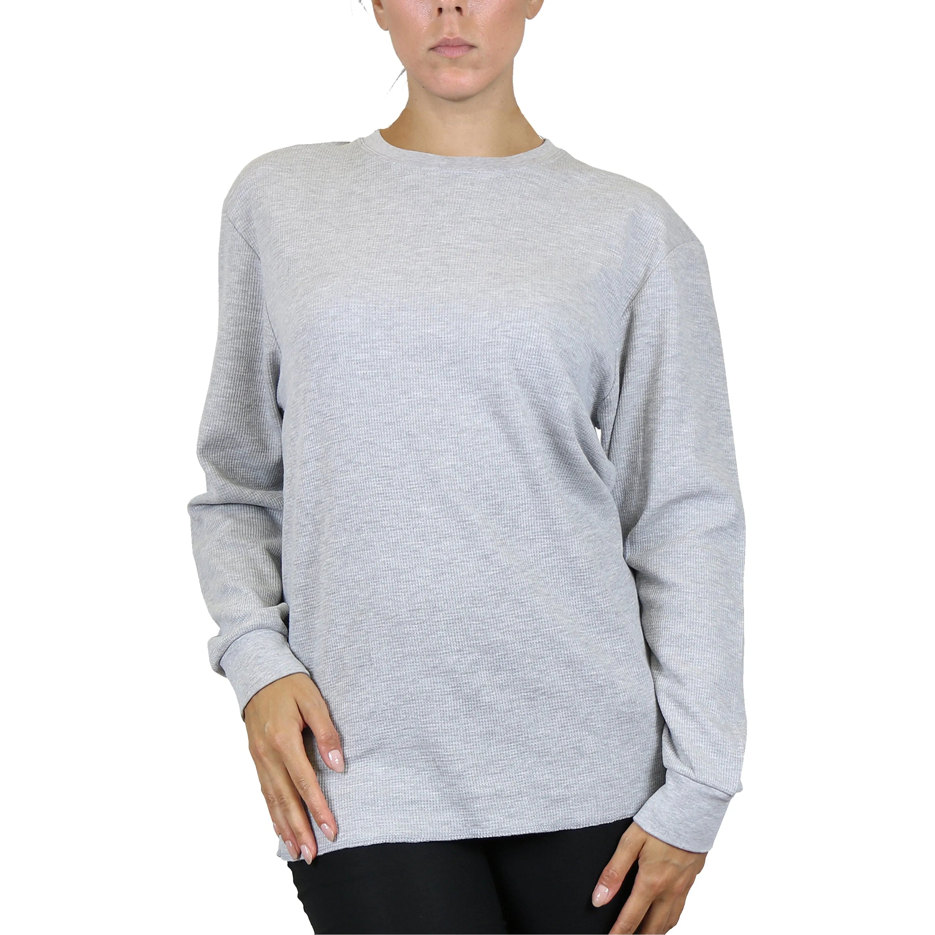 Women's Long Sleeve Oversize Loose Fit Thermal Shirts (Sizes, S-5XL)